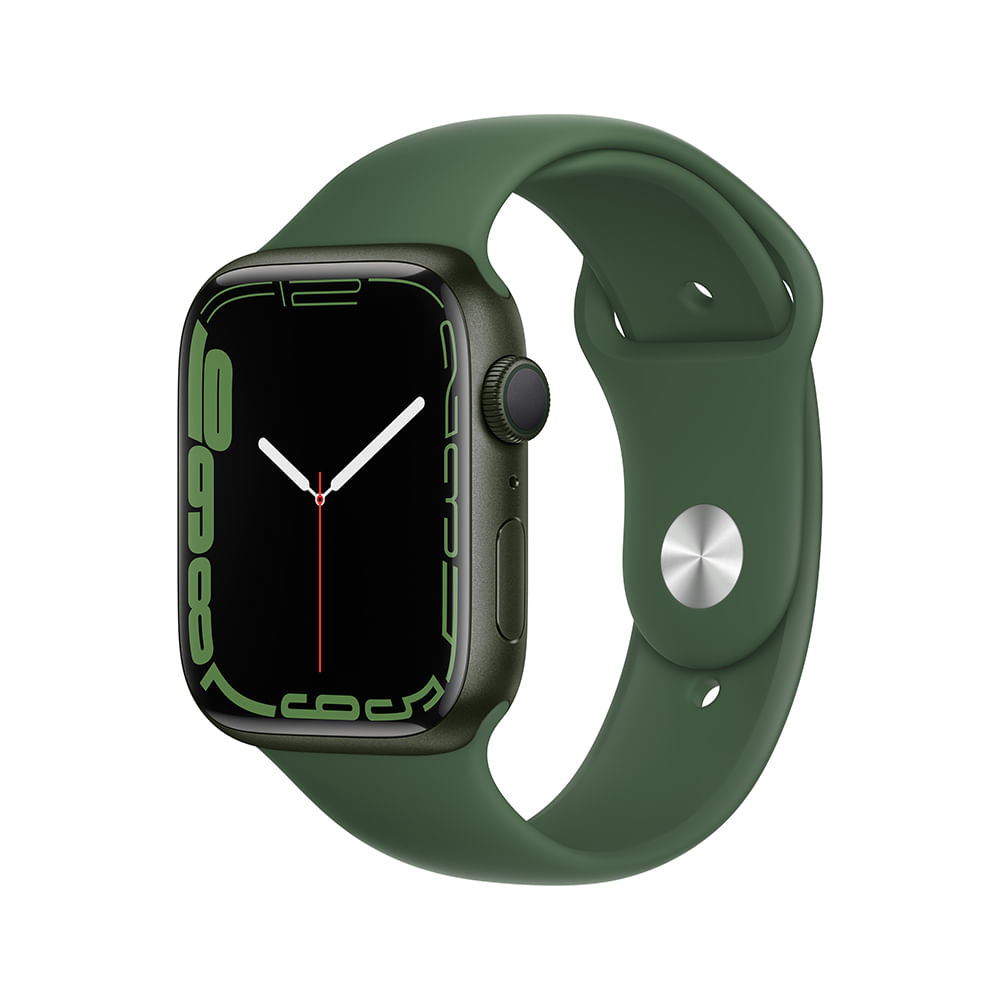 Smartwatch Apple Watch Series 7 41mm - Gps - Caixa Verde/ Pulseira Esportiva Verde Mkn03be/a