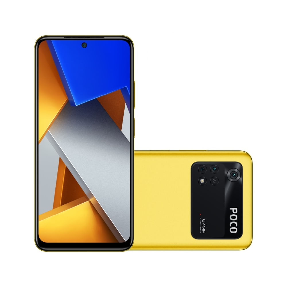 Celular Smartphone Xiaomi Poco M4 Pro 256gb Amarelo - Dual Chip